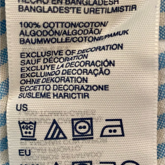 3 for $ 15 TOMMY HILFIGER
KIDS' STRIPE OXFORD SHIRT - Picture 6 of 6